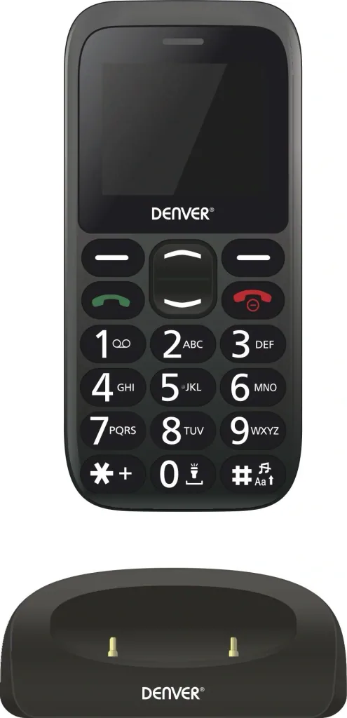 Large button mobile phone with SOS button