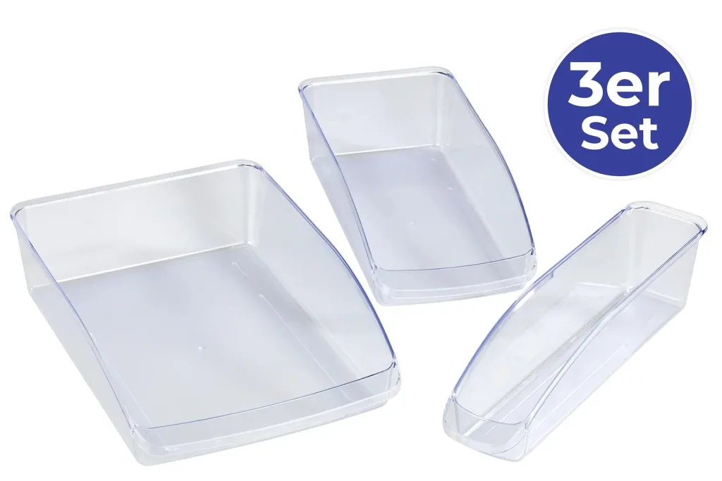 Refrigerator organizer set, 3 pieces